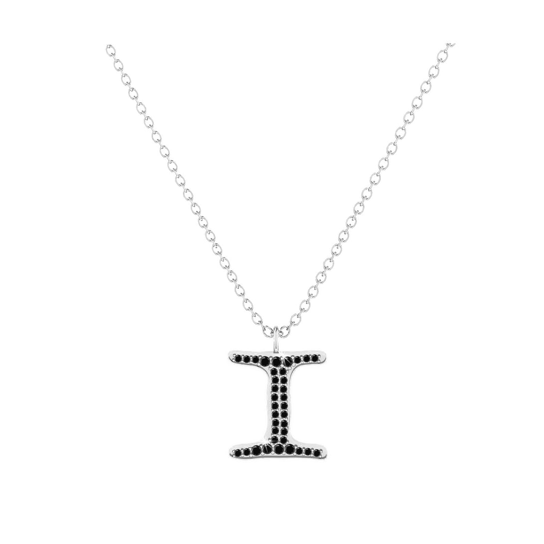 I - Letter Name Necklace Initial Necklace